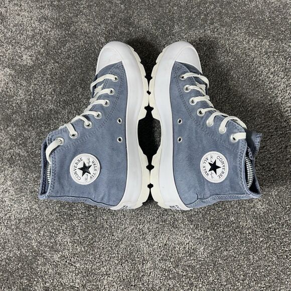 Converse Chuck Taylor All Star Lugged 571165C Women’s Size 6 Blue Platform Shoes - Picture 7 of 12